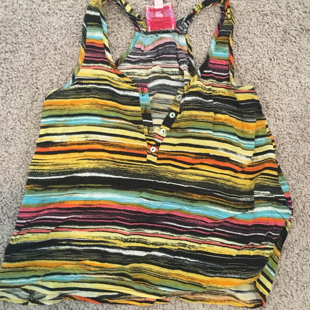 VS pink crop tank